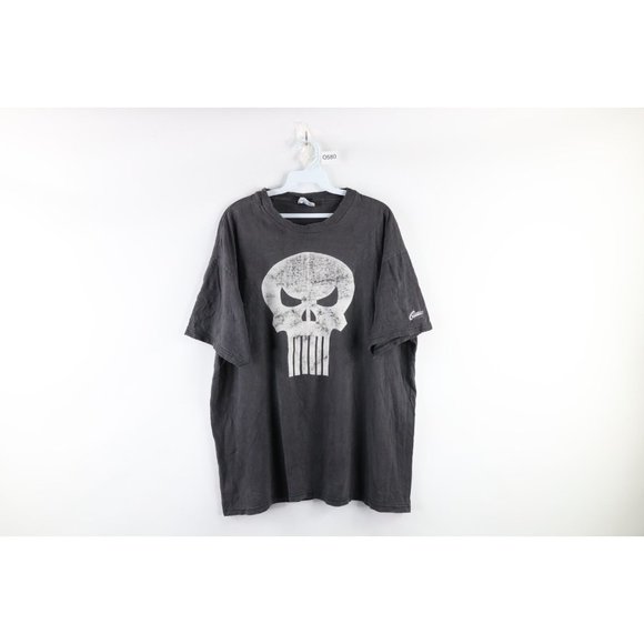 Vintage Other - Vintage 90s Marvel Comics XL Thrashed The Punisher Short Sleeve T-Shirt Black